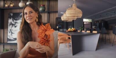 Paolla Oliveira mostrou sua casa em vídeo (Foto: Reprodução / YouTube)