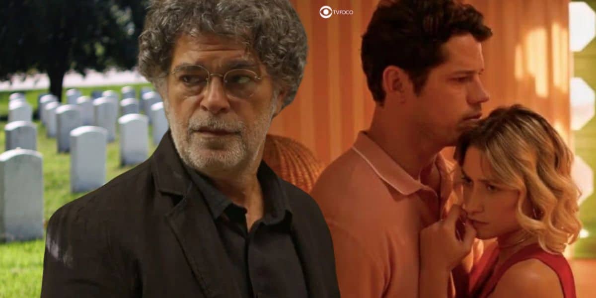 Ariosto, Marcelo e Blandina em No Rancho Fundo (Foto: Reprodução / Globo / Montagem TV Foco)