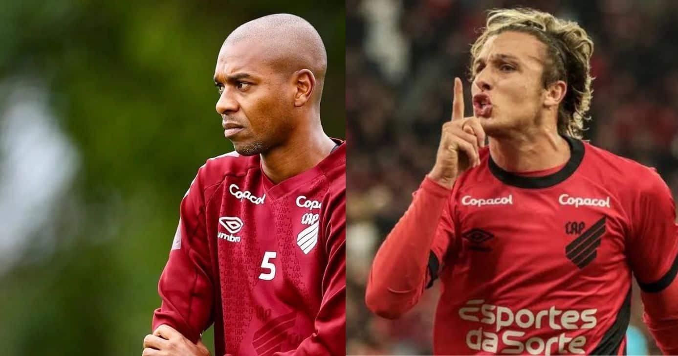 Athletico Paranaense e Canobbio e Fernandinho (Reprodução - Internet)