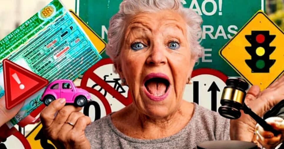 Lei determina mudanças à CNH de idosos 60+ (Foto Reprodução/Montagem/Lennita/Tv Foco/Canva/Freepik)