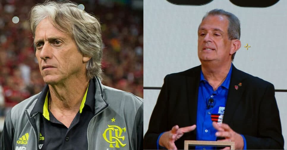 “Eu quero voltar”, diz Jorge Jesus sobre o Flamengo (Foto: Reprodução/Montagem TV Foco)