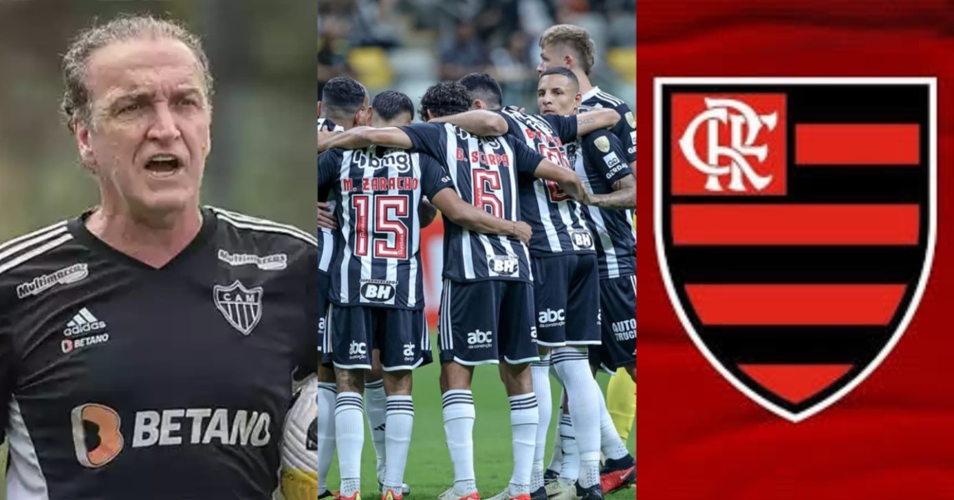 Cuca quer a contratação de craque do Flamengo no Atlético-MG ainda em 2025 - Foto: Internet