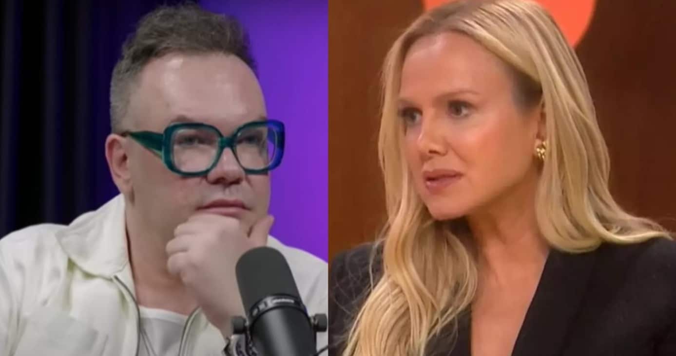 Corajoso, Felipeh Campos confirma tudo que pensa de Eliana ao vivo (Fotos: Reprodução/ GNT/ YouTube/ Montagem)