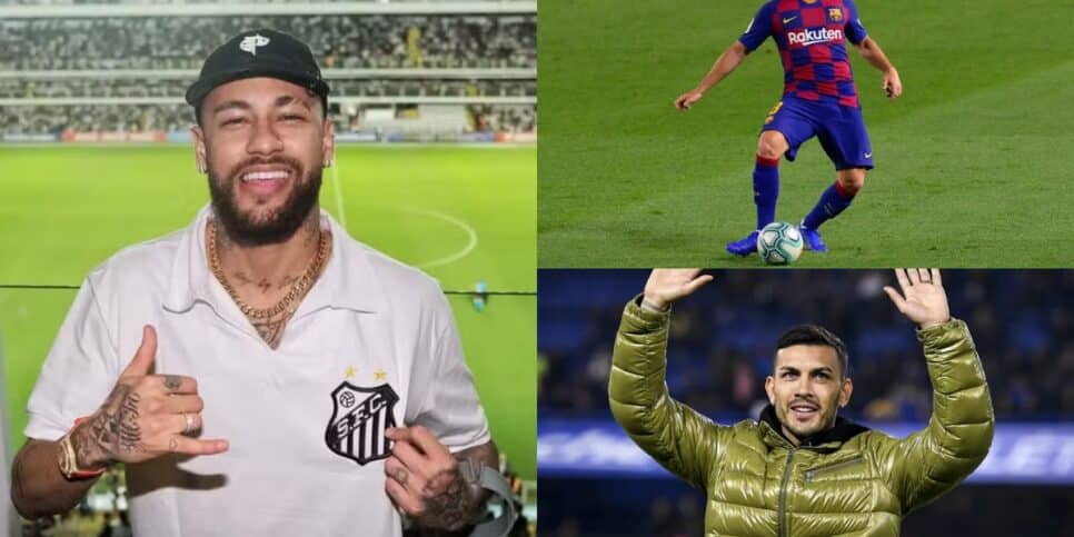 Neymar exige ao Santos chegada de Paredes e mais 1 (Reprodução: Santos/ Montagem TV Foco)