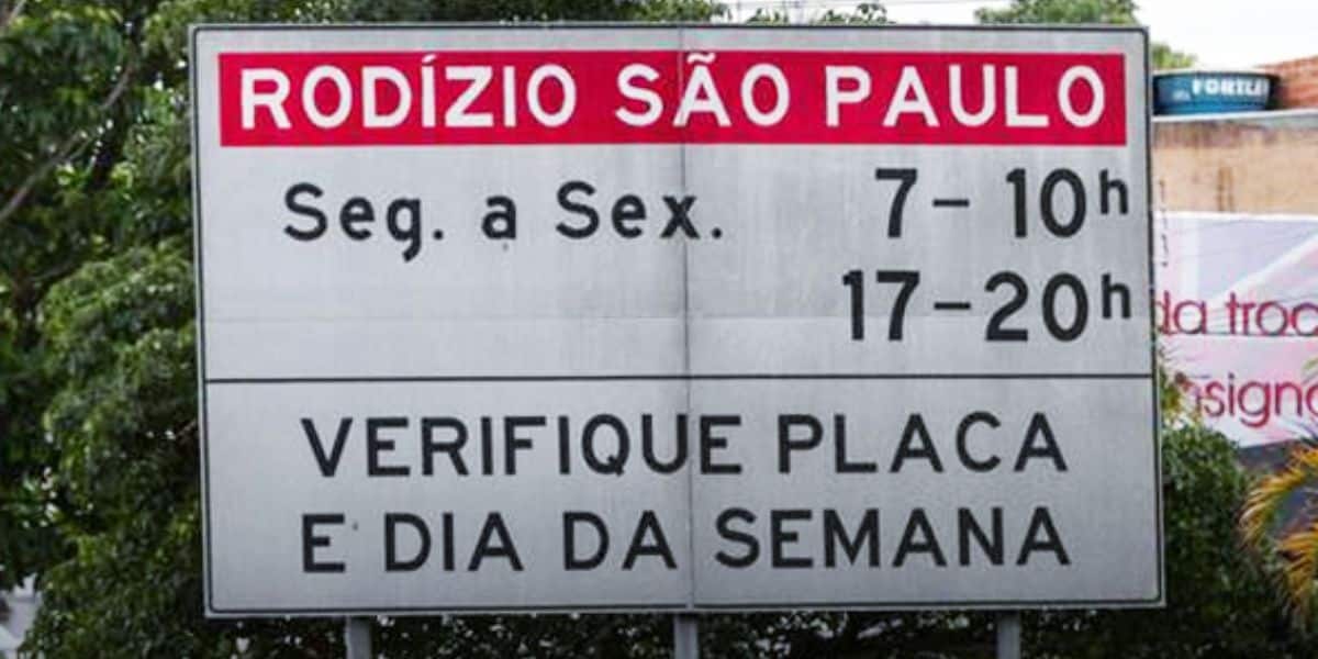rodízio de carros Horário dos rodízios em SP (Reprodução: Internet)