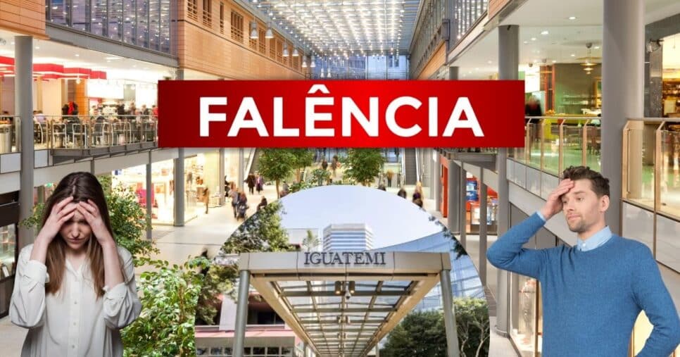 Falência de shoppings (Foto: Reprodução / Canva / Montagem TV Foco)