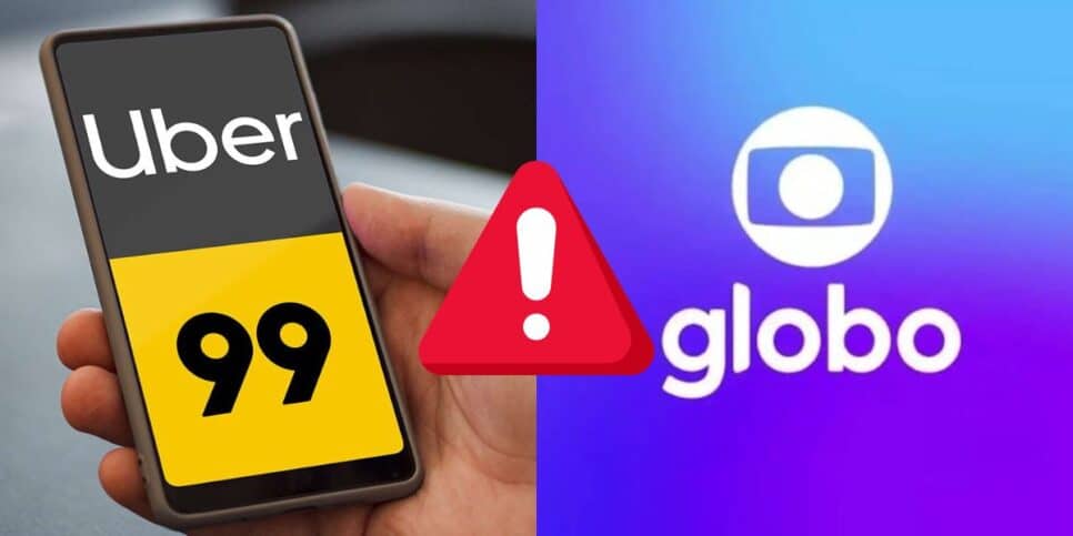 Globo confirma suspensão de serviço da Uber e 99 em São Paulo (Reprodução: Montagem TV Foco)