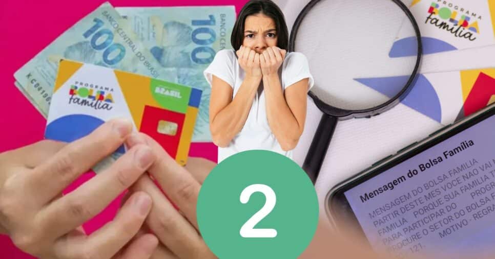 Beneficiária do Bolsa Família assustada (Foto: Reprodução / Canva / Montagem TV Foco)