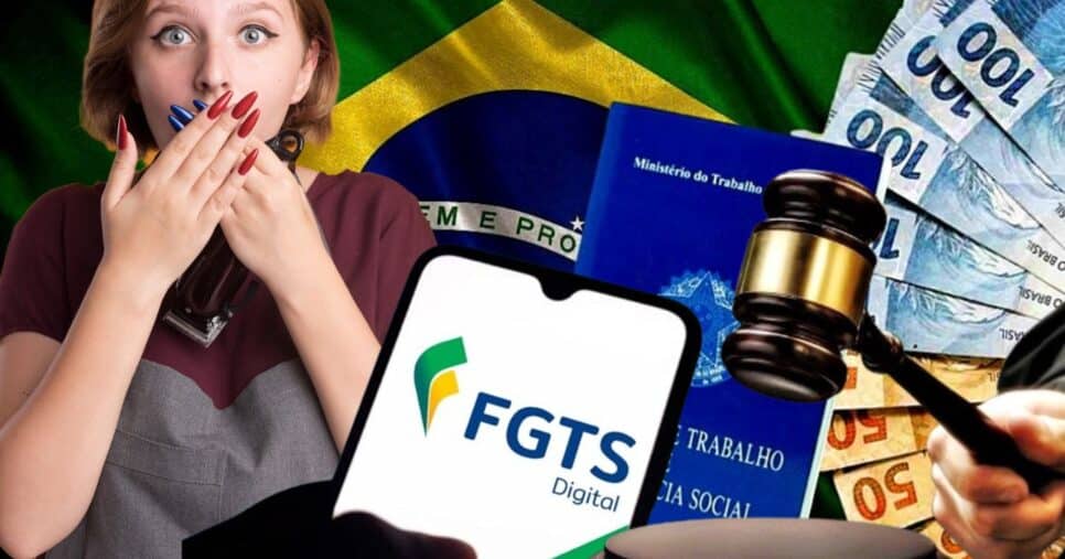 Novo decreto impõe nova medida que pode colocar fim no Saque-Aniversário do FGTS a CLTs (Foto Reprodução/Montagem/Tv Foco/Canva/CAIXA)
