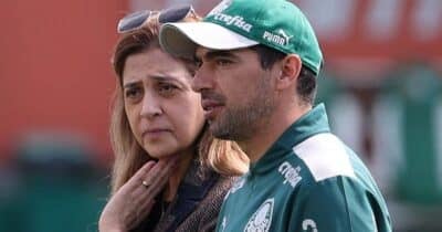 Leila Pereira e Abel Ferreira (Foto: Cesar Greco)