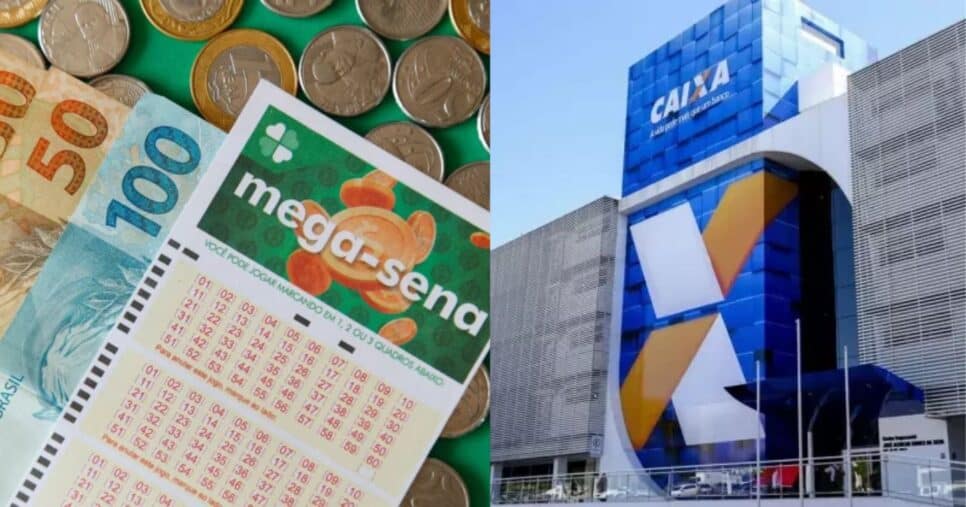 Mega-Sena e Caixa - Foto Reprodução Internet