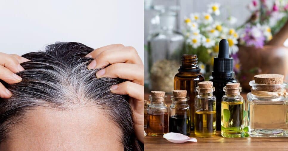 Óleos naturais e cabelo branco - Foto Reprodução Internet