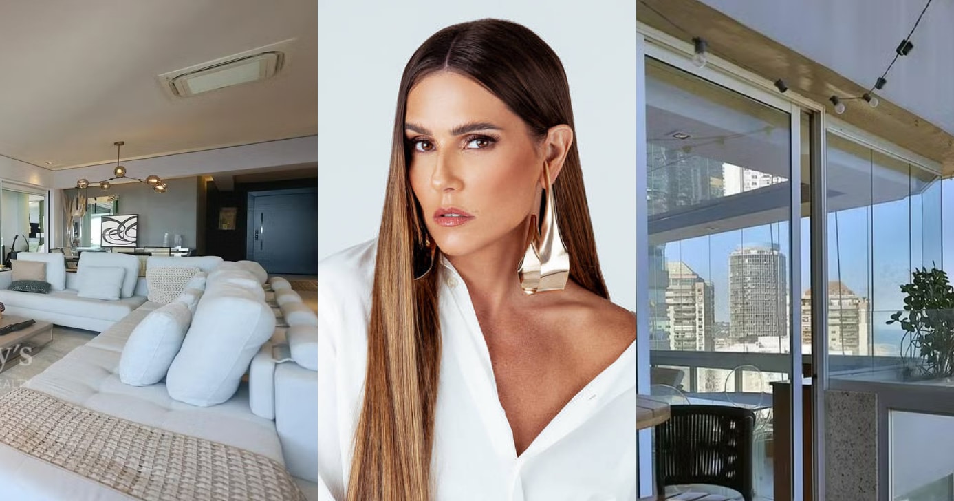 De frente pro mar: Deborah Secco vende apartamento por R$9M (Foto: Reprodução/Montagem TV Foco)