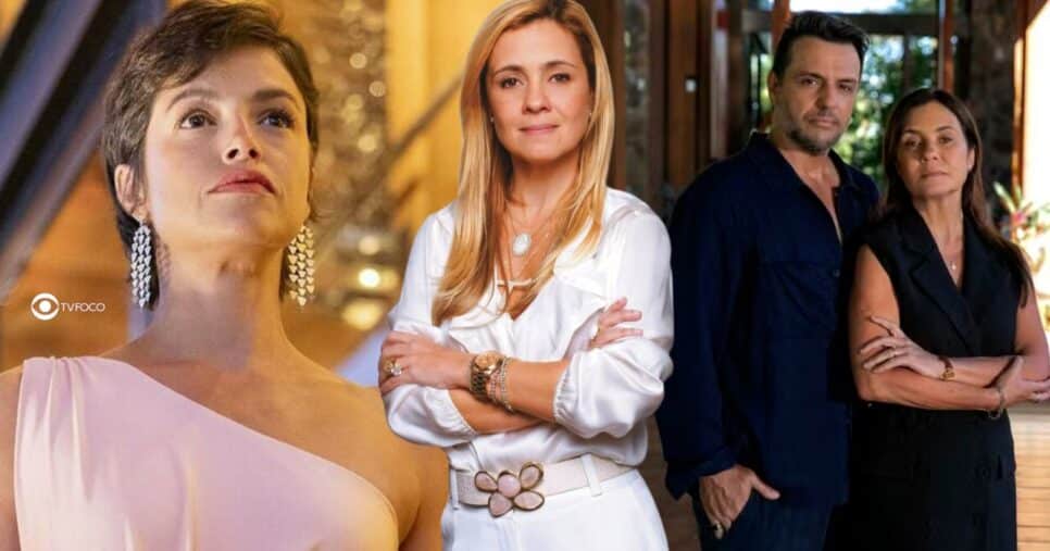 Luma, Mércia, Molina e Mércia em Mania de Você (Foto: Reprodução / Globo / Montagem TV Foco)