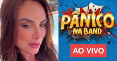 Nicole Bahls, famosa do Pânico, revela tudo que diretor fez com ela ao vivo na TV: "Tentou enfiar a mão" (Fotos: Reprodução/ Instagram/ Band/ Montagem)
