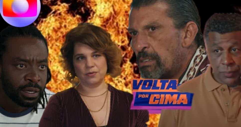 De barraco entre Edson e Jão a Osmar desmascarando Violeta: 2 bombas detonadas em Volta Por Cima (Foto: Reprodução/ TV Globo/ Getty Images/ Montagem TV Foco)
