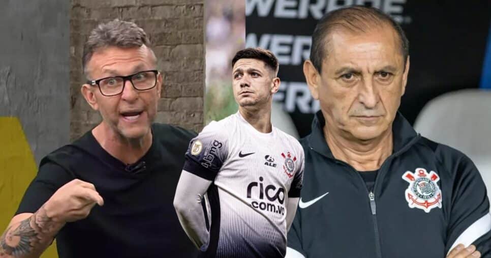 Neto e saída de Garro no Corinthians - Foto Reprodução Internet