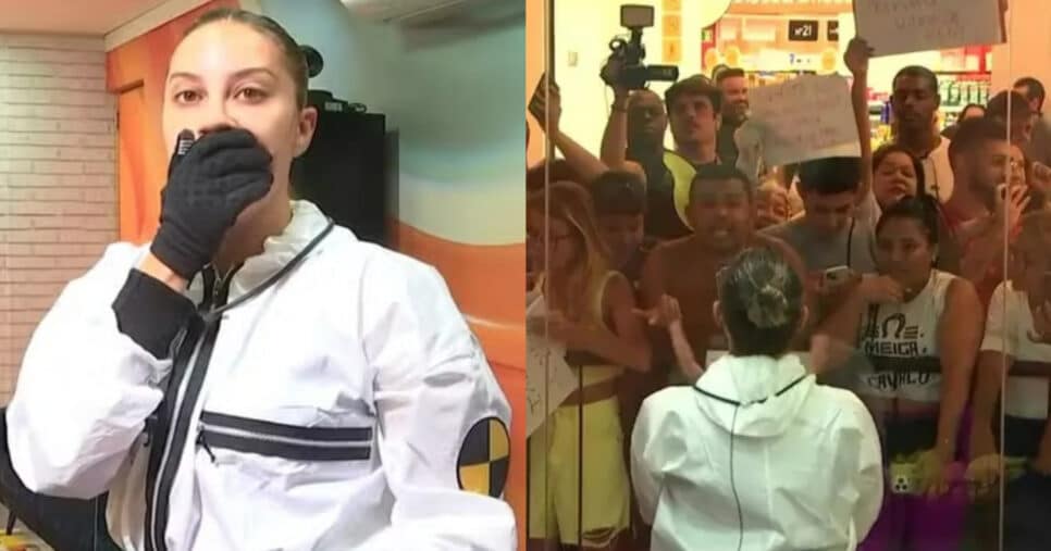 Manipulação e Juliette envolvida: Renata recebe bomba no BBB25 (Foto: Reprodução/Montagem TV Foco)
