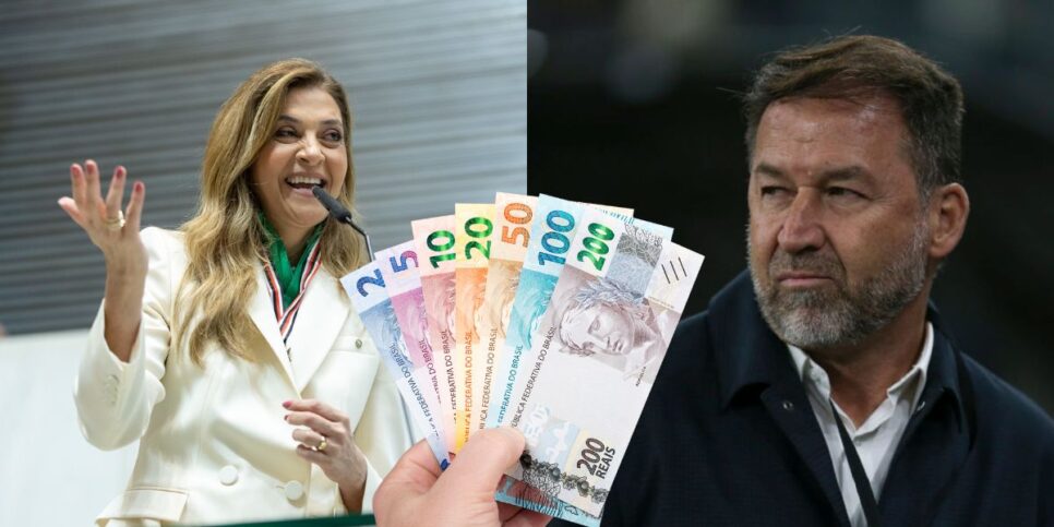 Leila Pereira reforço histórico ao Palmeiras (Reprodução: Montagem TV Foco)