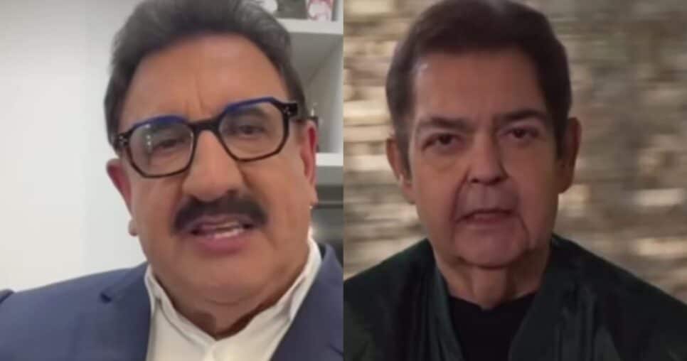 Ratinho é sincero ao dizer o que pensa de Faustão em bastidores e assume: "Eu não tenho amizade" (Fotos: Reprodução/ Instagram/ Globo/ Montagem)
