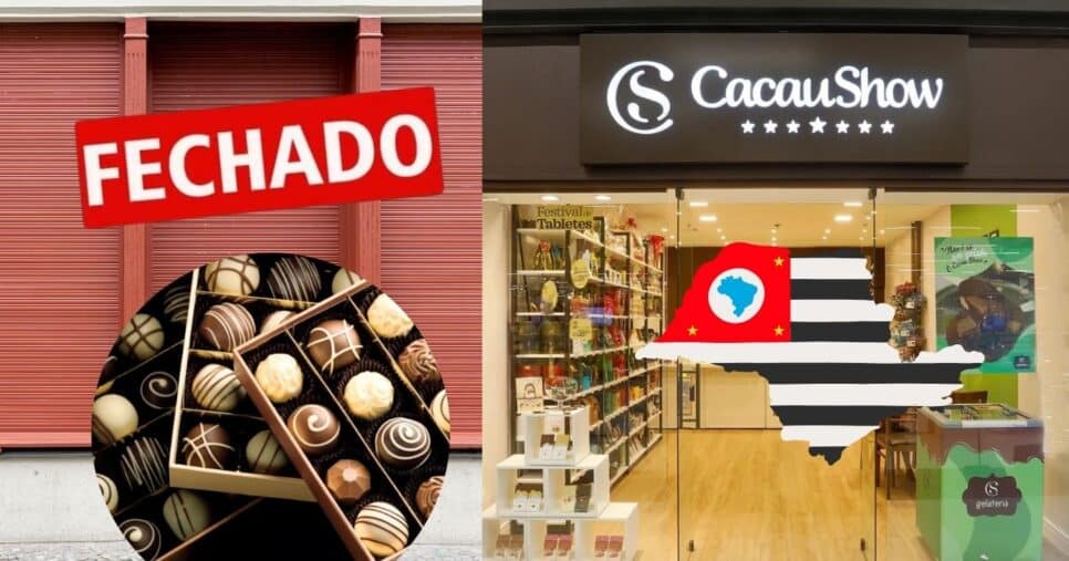 Cacau Show anuncia fechamento de loja n°1 em SP (Foto: Reprodução / Canva / Montagem TV Foco)