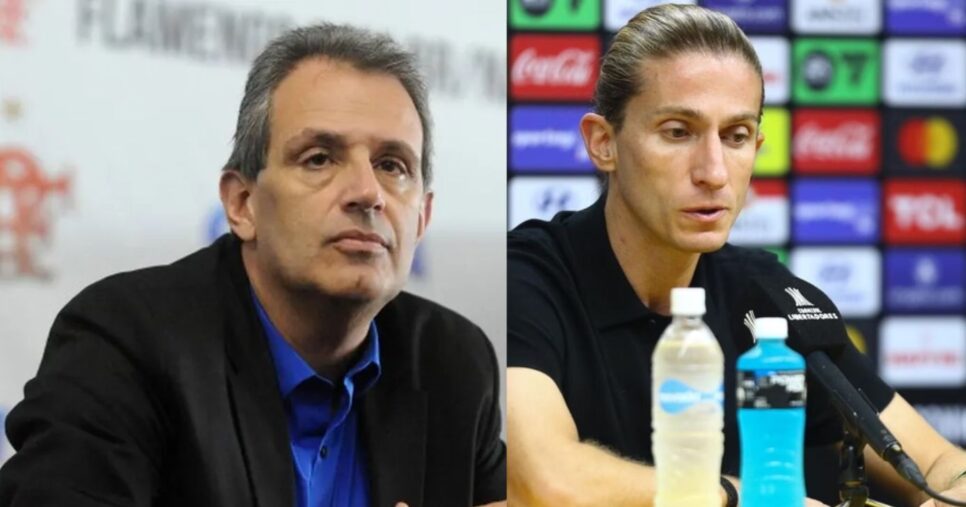 Bap e Filipe Luís - Flamengo (Foto: Montagem TV Foco)