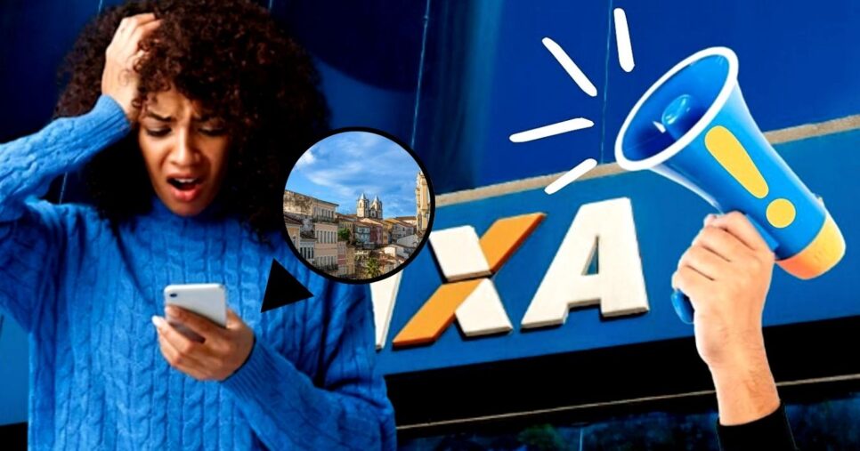 Comunicado sobre a CAIXA deixa Salvador, BA, em alerta (Foto Reprodução/Montagem/Tv Foco/Canva/GMN/CAIXA)