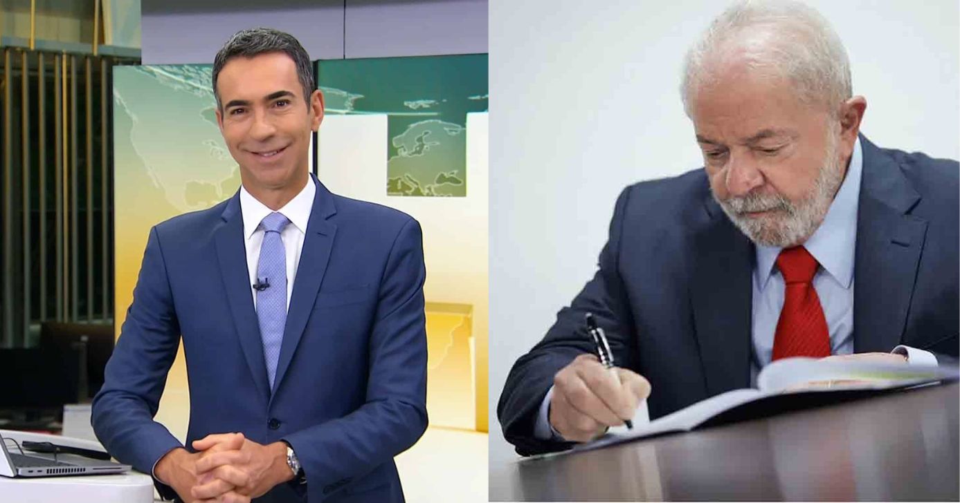 César Tralli e nova lei de Lula aos CLTs - Foto Reprodução Internet