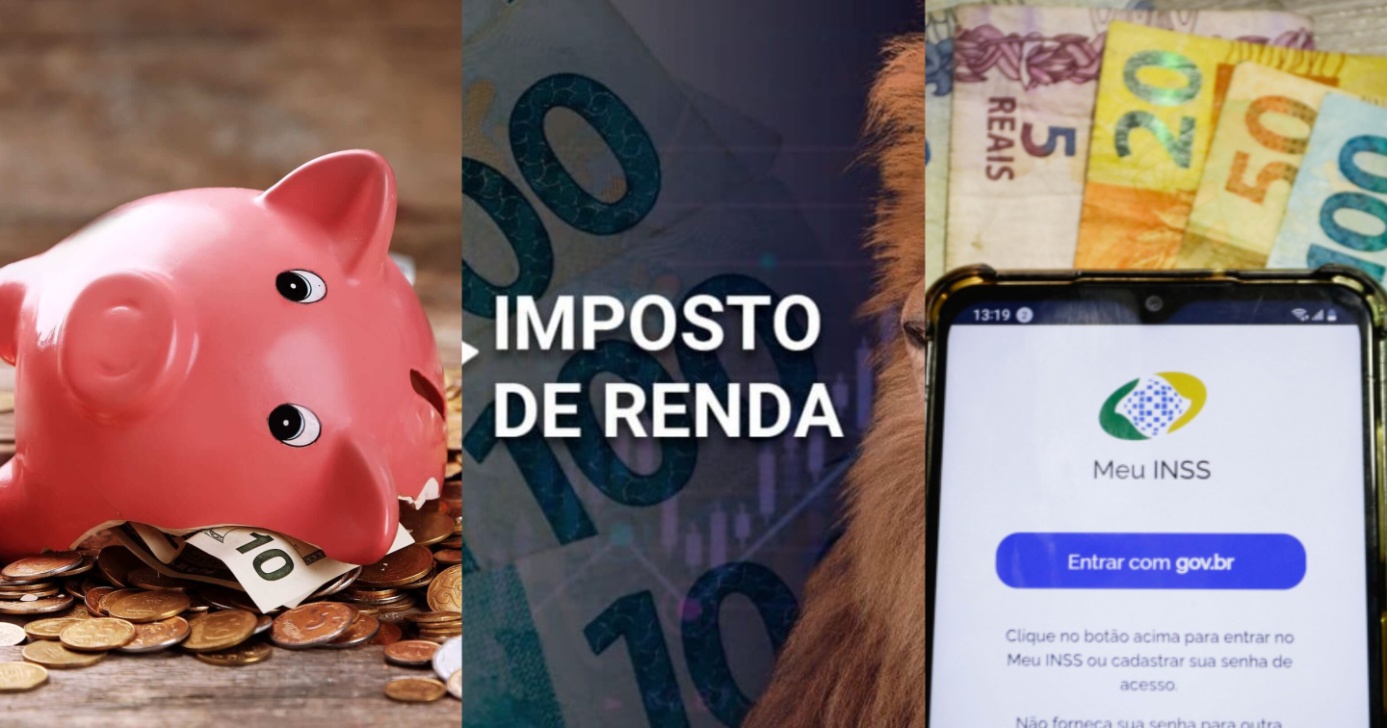 Proibição no Imposto de Renda atinge em cheio contas poupança e aposentadoria de idosos 60+ - Foto: Montagem
