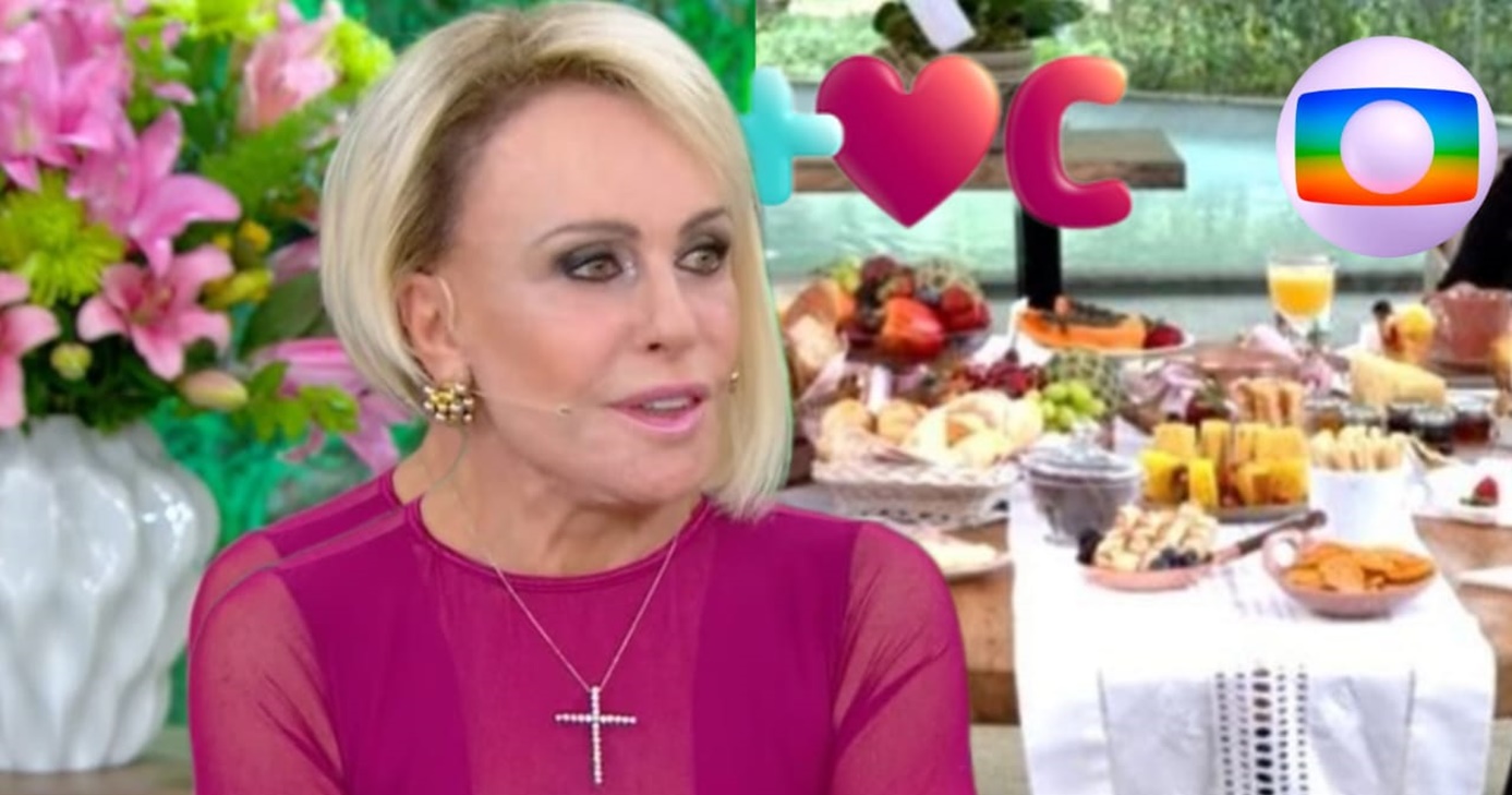 Descobrimos o destino das comidas do Mais Você de Ana Maria que ninguém sabe (Fotos: Reprodução/ TV Globo/ Montagem TV Foco)