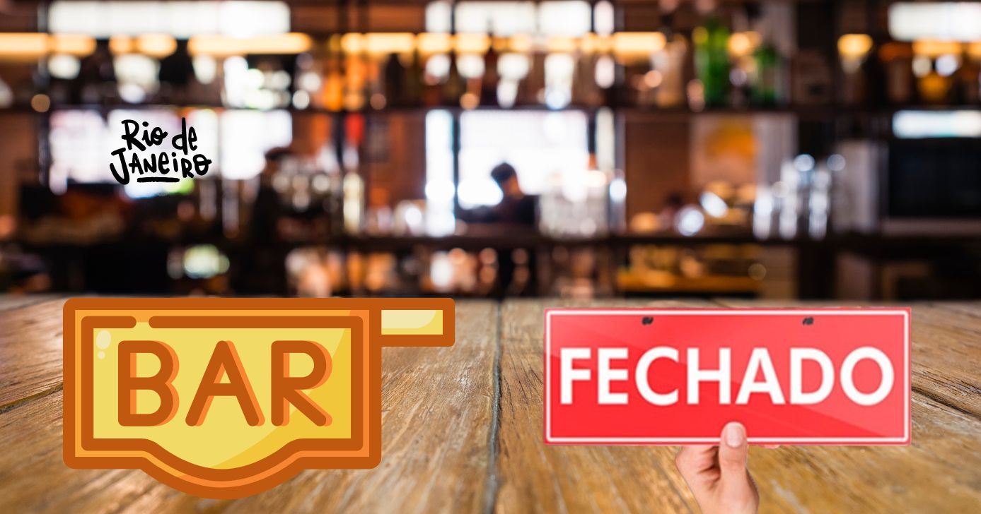 Bar fechado (Foto: Reprodução / Canva / Montagem TV Foco)