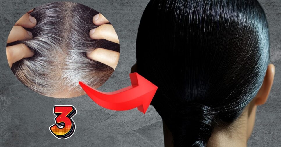 Cabelo branco e fios escuros (Foto: Reprodução / Canva / Montagem TV Foco)
