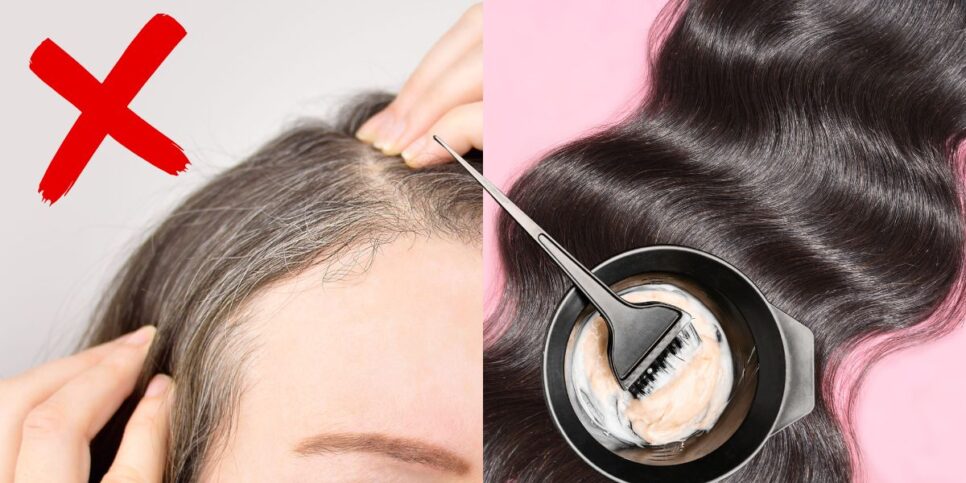 Fim do cabelo branco com 3 ingredientes naturais (Reprodução: Montagem TV Foco)