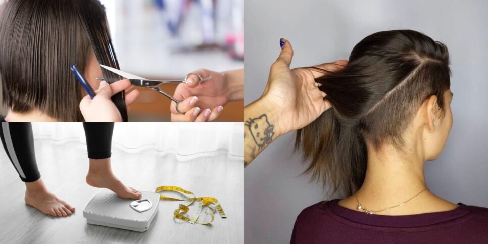 5 cortes de cabelo que afinam o rosto das mulheres (Reprodução: Montagem TV Foco)