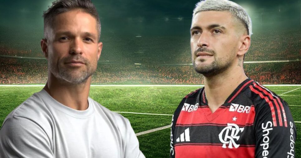 Diego Ribas e Arrascaeta (Foto: Reprodução / Instagram / Flamengo / Canva / Montagem TV Foco)