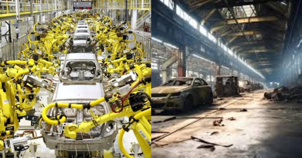 Fábrica de automóveis que encerrou em Minas Gerais (Foto: Divulgação)