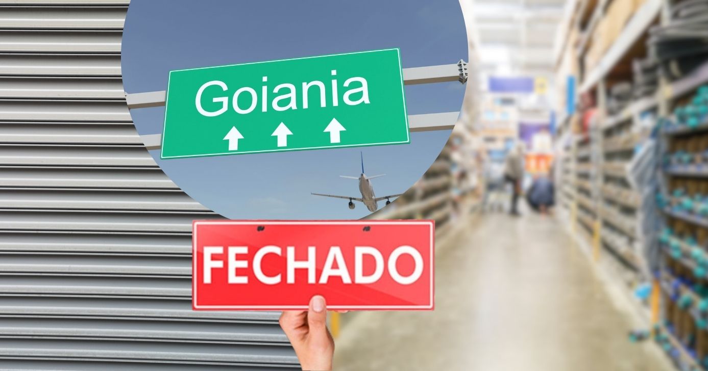 Adeus de loja de construção em Goiânia (Foto: Reprodução / Canva / Montagem TV Foco)