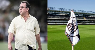 Teixeira é sagaz e confirma demissão no Santos ( Montagem / TV FOCO)
