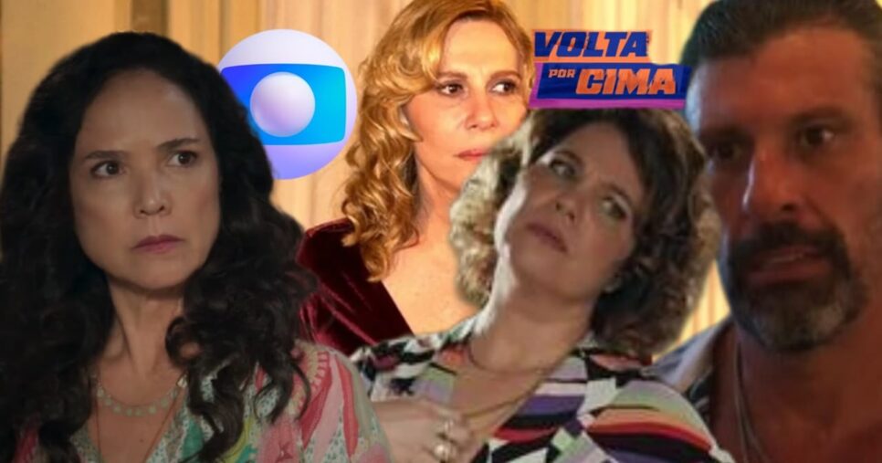 Doralice no hospital, Violeta virando Nazaré e Osmar com outra: 3 viradas na reta final de Volta Por Cima (Fotos: Reprodução/ TV Globo/ Montagem TV Foco)