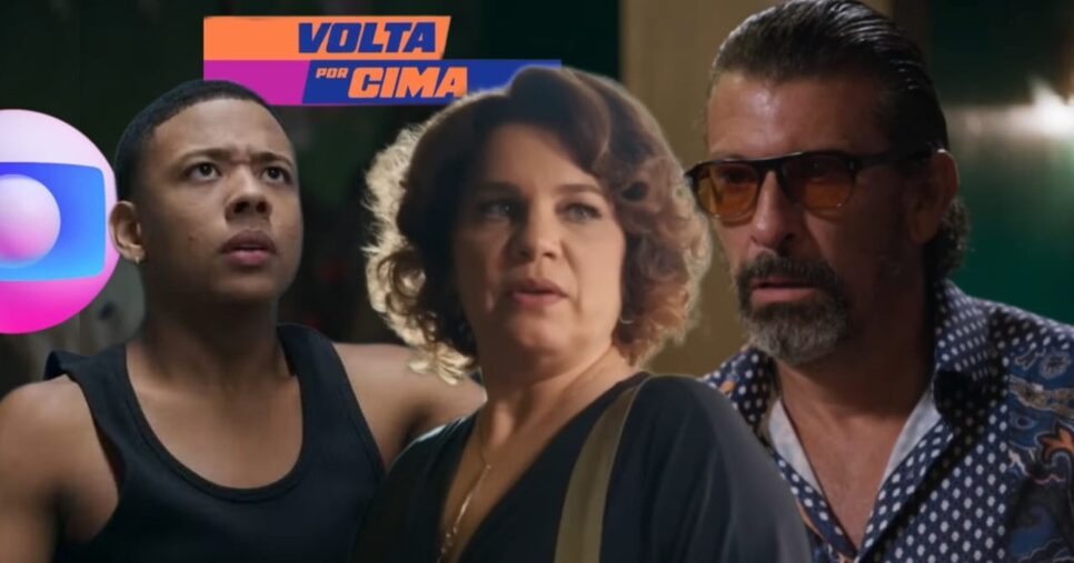 Facada de Osmar em Violeta, barraco e Nando enfurecido: 3 protagonistas são massacrados em Volta Por Cima (Foto: Reprodução/ TV Globo/ Montagem TV Foco)