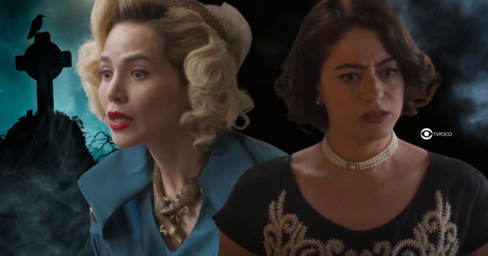Zélia e Clarice em Garota do Momento (Foto: Reprodução / Globo / Montagem TV Foco)