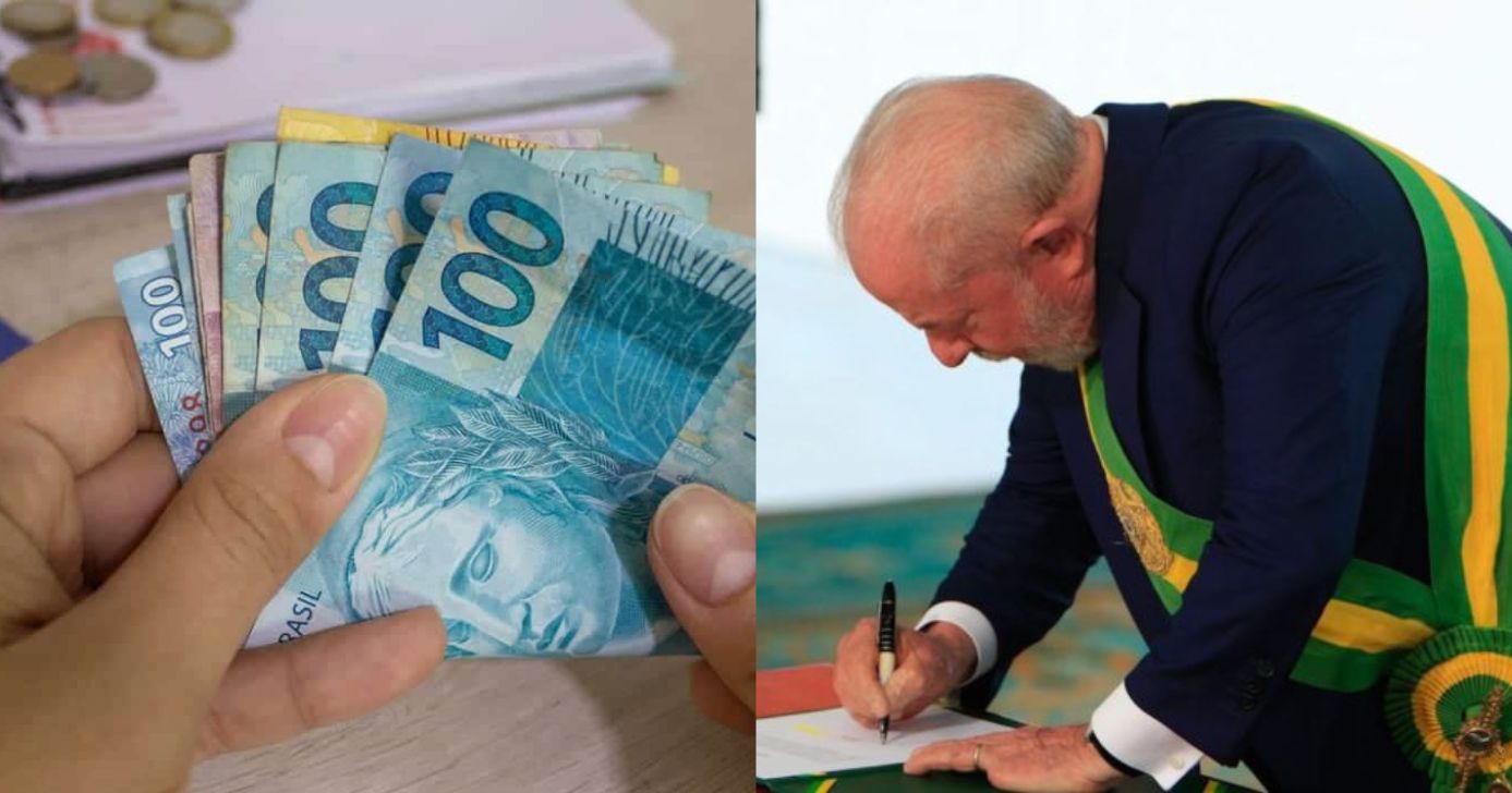 Aumento do salário mínimo e Lula - Foto Reprodução Internet