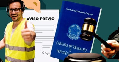 Trabalhadores CLTs tem direito a aviso prévio triplo em determinadas situações (Foto Reprodução/Montagem/Tv Foco/Canva)