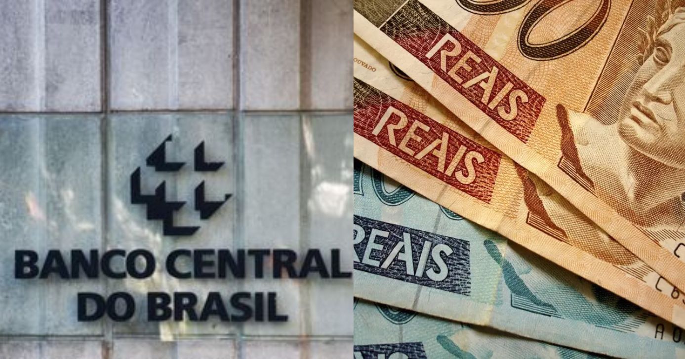 Banco Central e notas de real - Foto Reprodução Internet