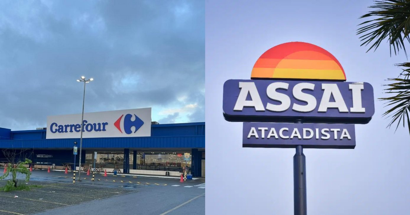 Carrefour e Assaí (Foto: Divulgação)
