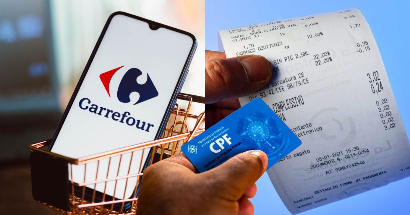 Carrefour e CPF na nota fiscal - Foto Reprodução Internet