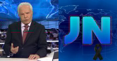 Cid Moreira no Jornal Nacional (Foto: Divulgação)
