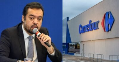 Cláudio Castro e proibição no Carrefour e supermercados do RJ - Foto Reprodução Internet