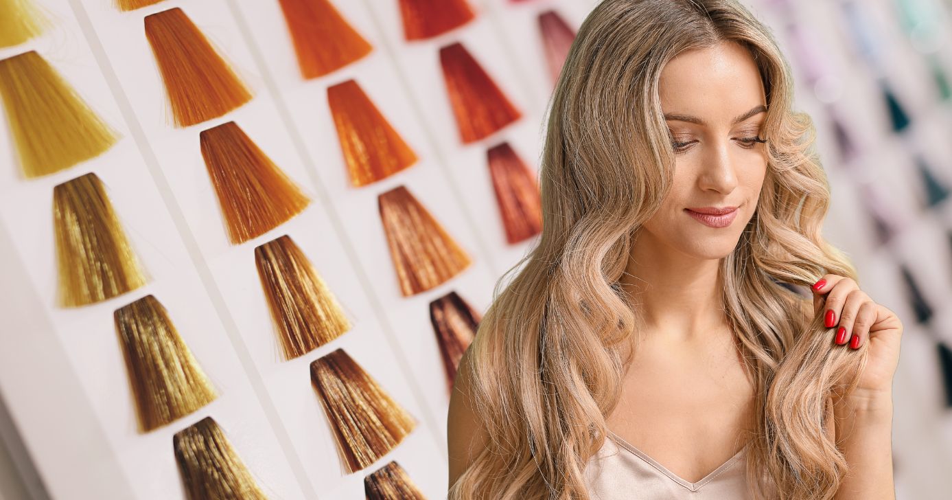 Cores de cabelo e mulher (Fotos: Canva)