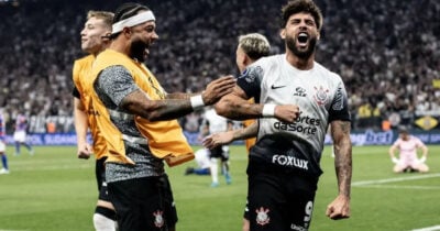 Depay e Yuri Alberto no Corinthians (Foto: Marcos Galvão/Agência Corinthians)